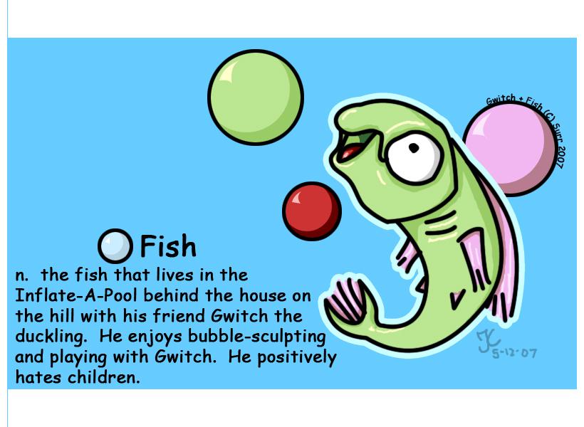Fish Character Ref Sheet