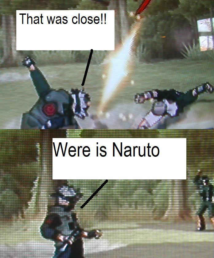 episode 1.5 Sasukes passed out