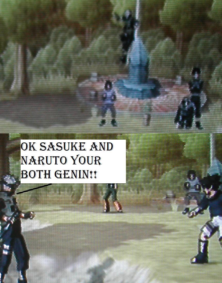 episode 1.8 Naruto and Sasuke pass