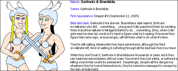 Gertrude & Brunhilda Bio