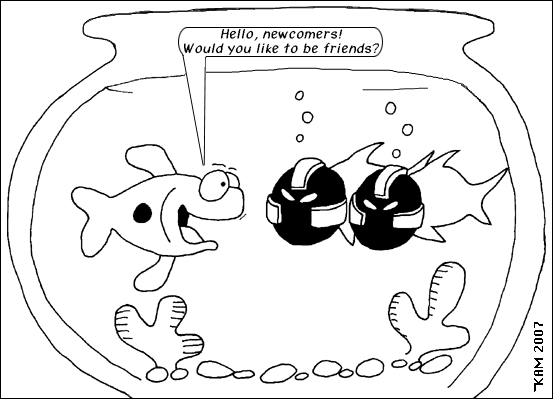 Like Fish In Water Guest Strip