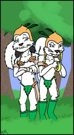 Squirrel Gertrude & Brunhilda by The Mortician