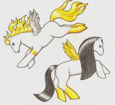 Ponified Gertrude & Brunhilda by SPark