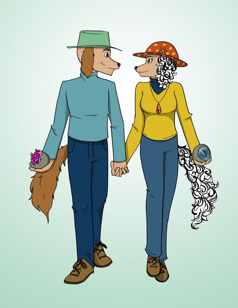 Mr. & Mrs. Rockhound by Le Renard Roux