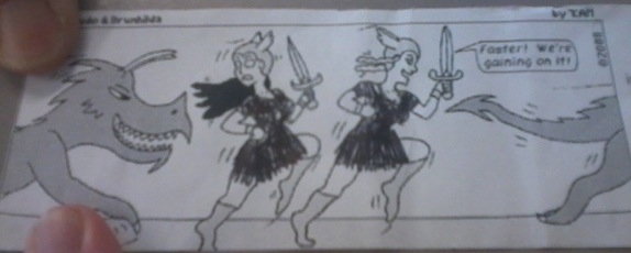 Gertrude & Brunhilda "Vandalized"!