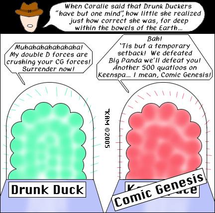 The Drunk Duck/Comic Genesis War 7
