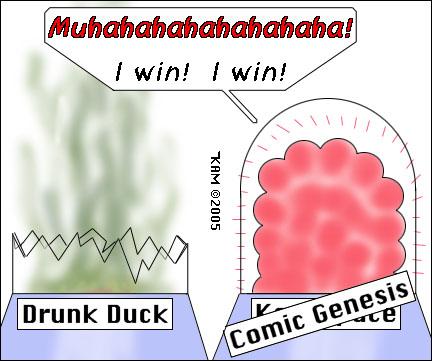 The Drunk Duck/Comic Genesis War 8