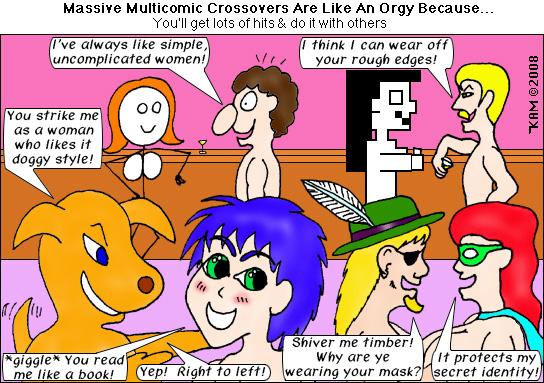 Massive Multicomic Crossovers Are Like An Orgy 1
