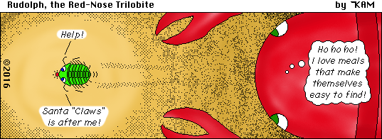 Rudolph, the Red-Nose Trilobite