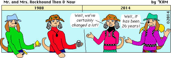 Mr. & Mrs. Rockhound Then & Now