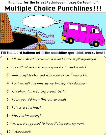 Multiple Choice Punchline