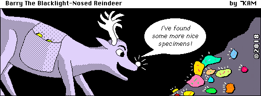 Barry The Blacklight-Nosed Reindeer