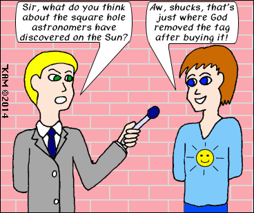 The Sun's Square Hole