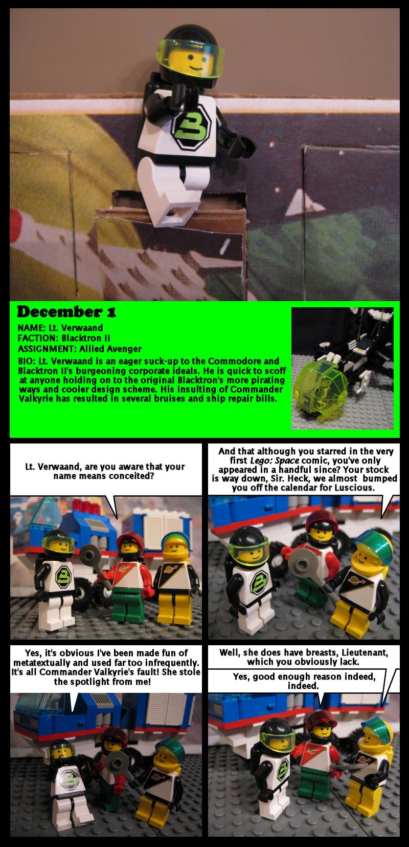 Lego Space Advent Calendar - Dec. 1