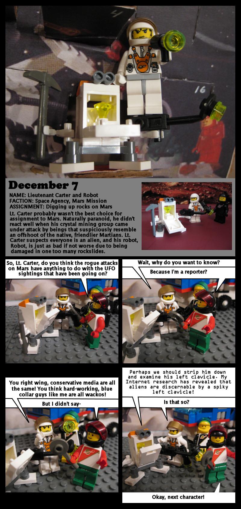 Lego Space Advent Calendar - Dec. 7