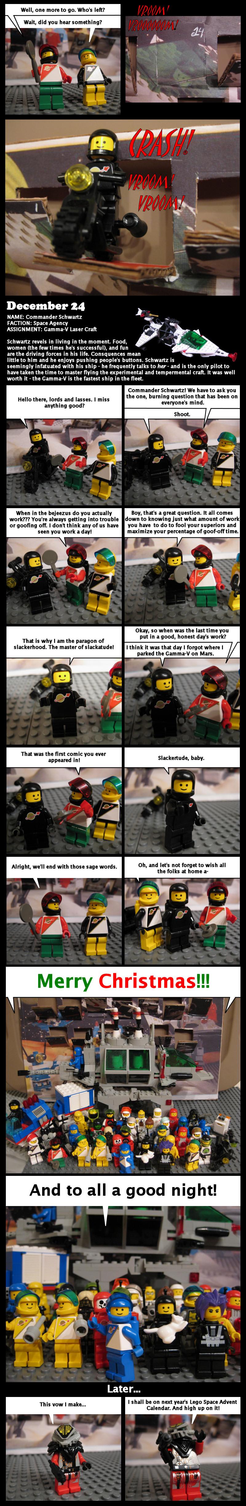 Lego Space Advent Calendar - Dec. 24