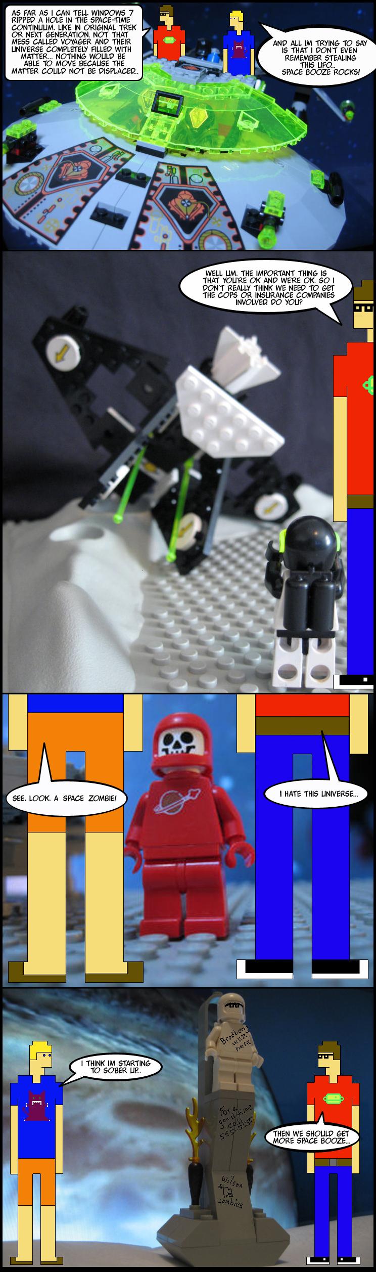 The End of Lego Space - The Comic, courtesy of Achievement Wh0rz (Part 2)