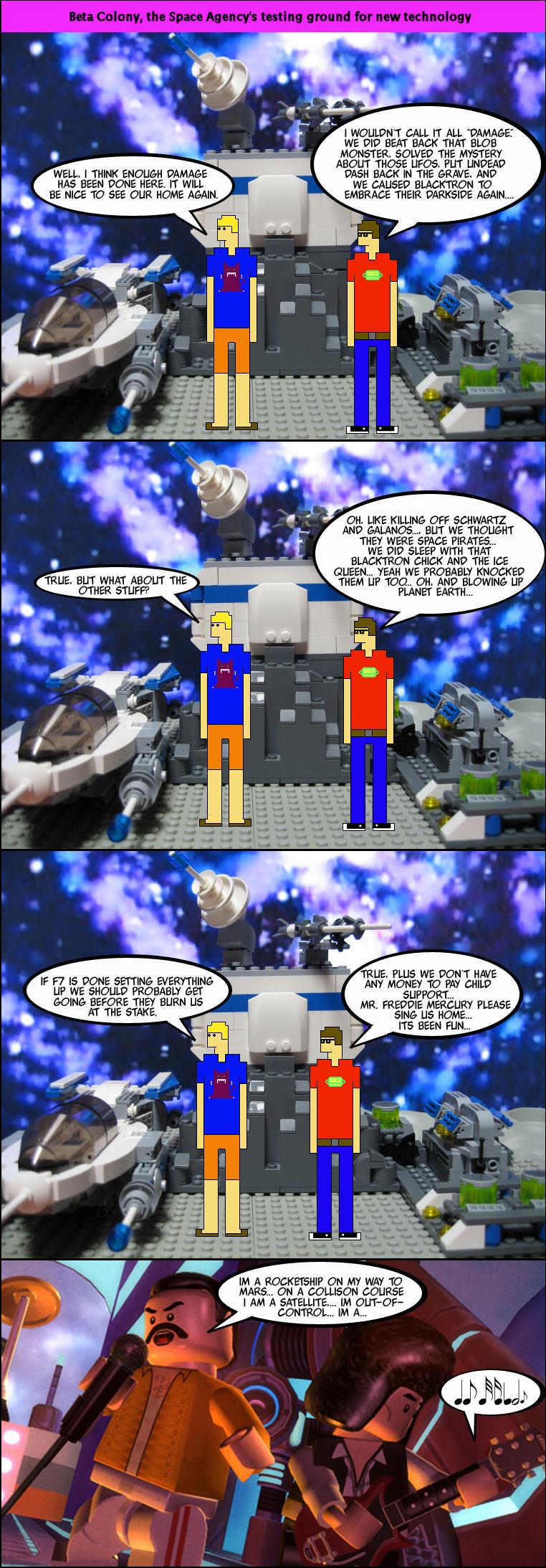 The End of Lego Space - The Comic, courtesy of Achievement Wh0rz (Part 3)