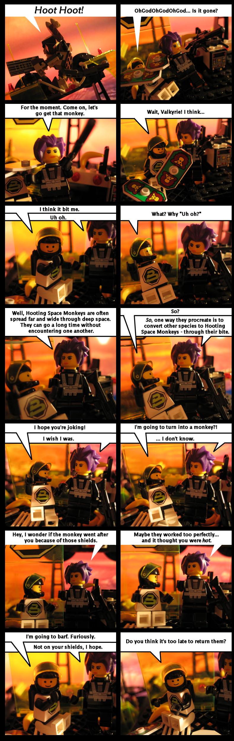 Revenge of the Hooting Space Monkeys (Part 7)