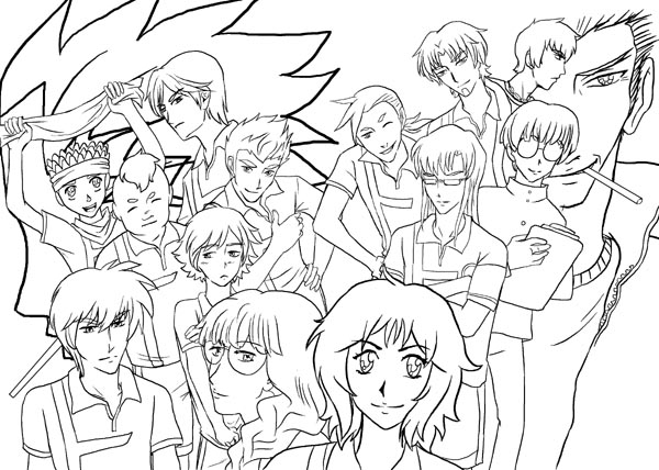 Preview WACOT Combo #2 (issues 4-6) cover line art
