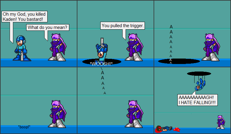 MegaMan still hates falling