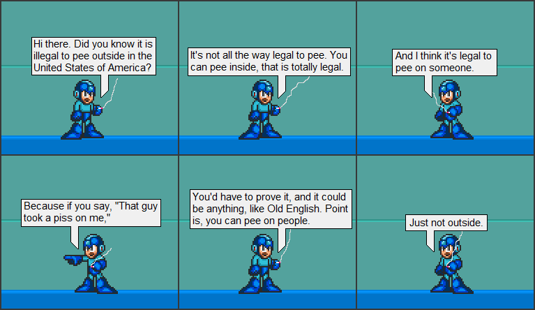 MegaMan's public service announcement