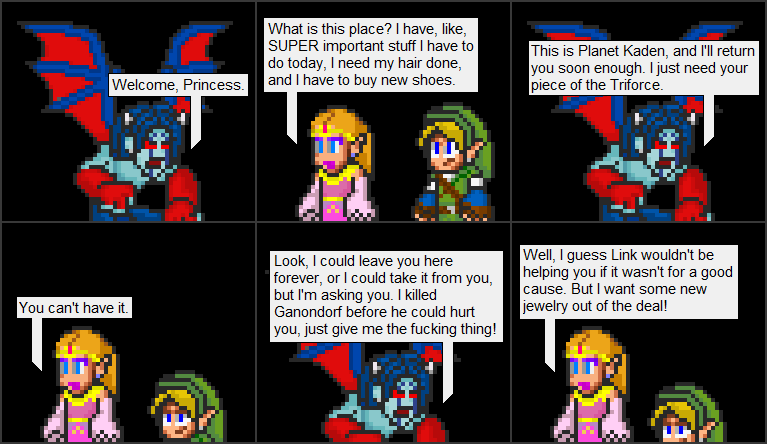 He didn't actually ask...