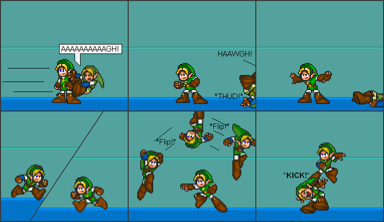 The flip-flip-kick
