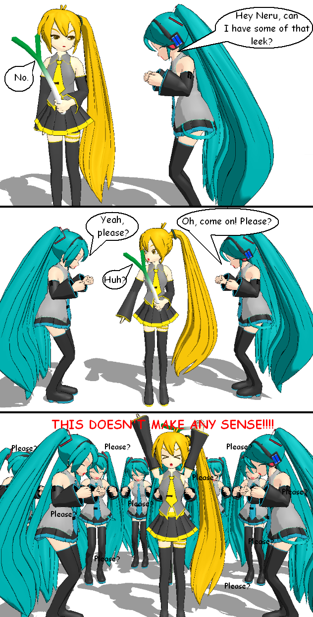 Miku does the times table