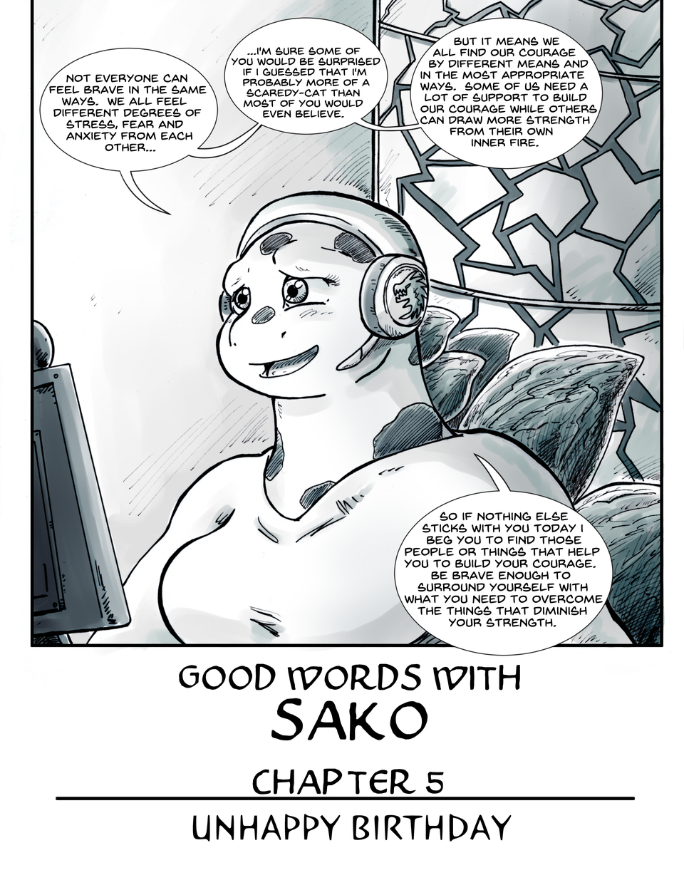 Good Words With Sako, Issue 5 Page 1