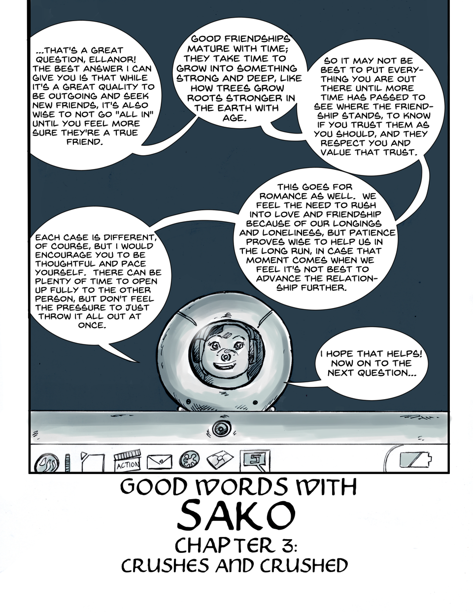 Good Words With Sako, Issue 3 Page 1