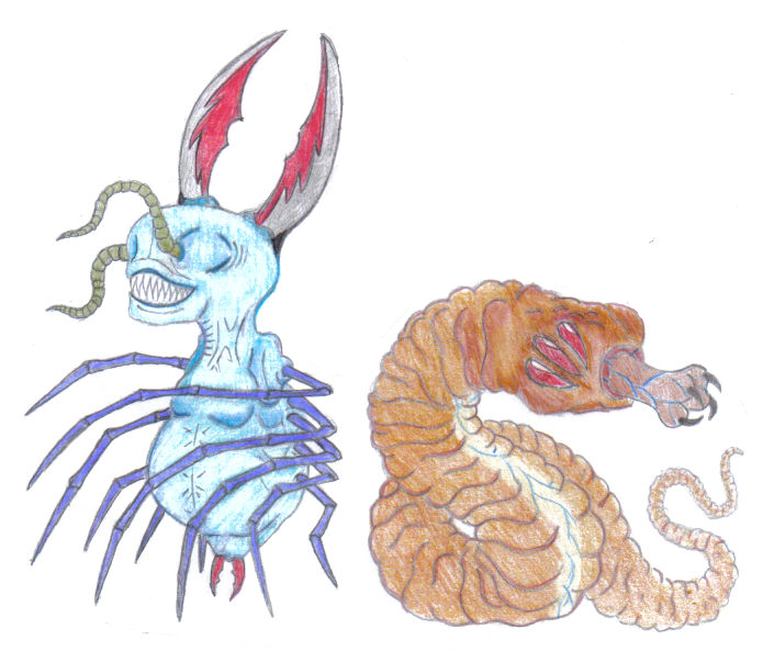 Wyrm Cyte and Intestine Crawler