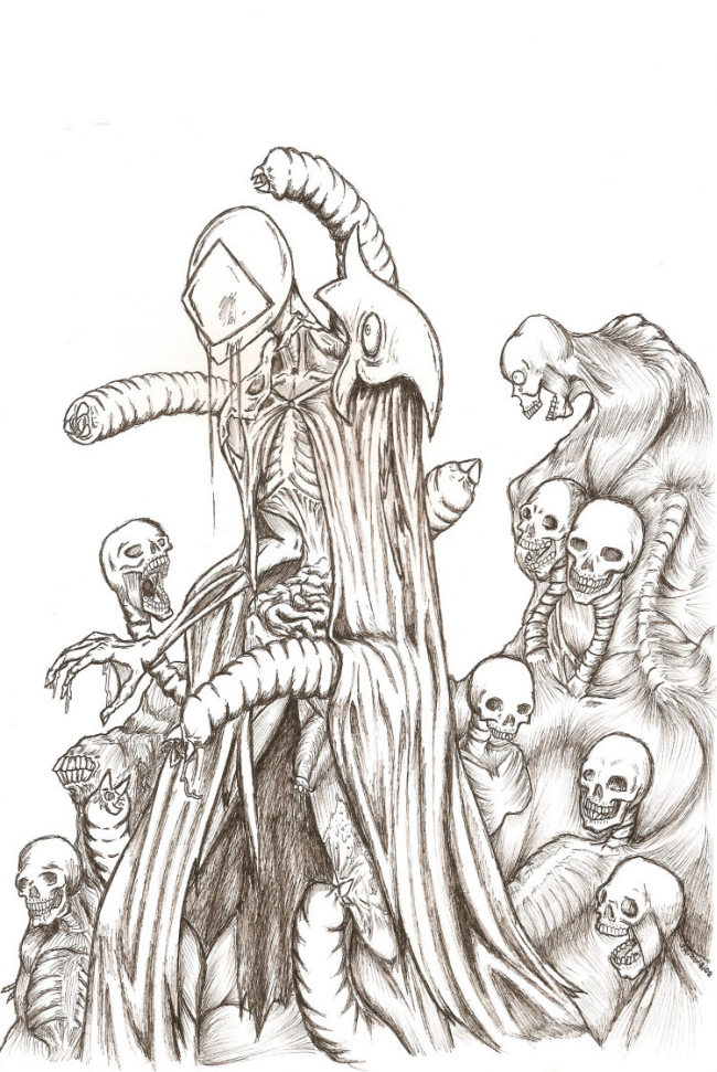 Vahn the Lich (line work)