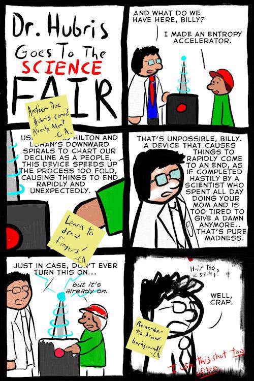 Dr Hubris Goes To The Science Fair