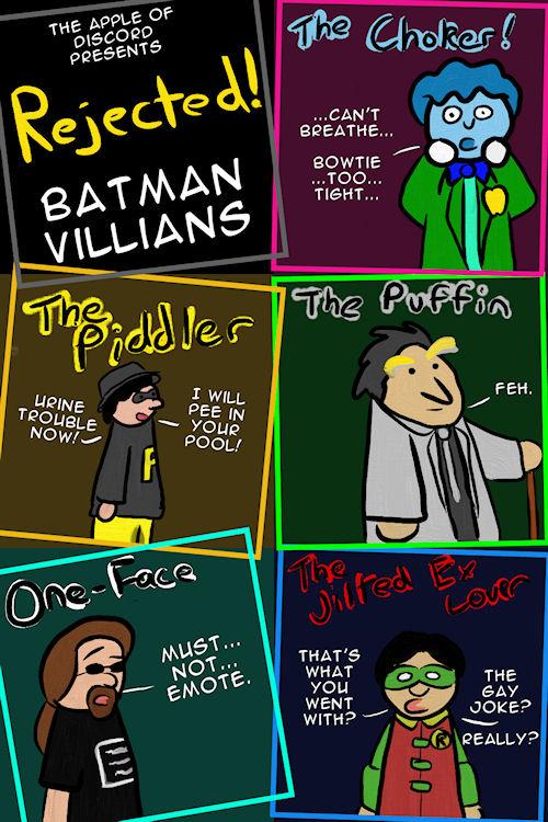 Rejected! Batman Villians