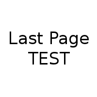 Last Page test