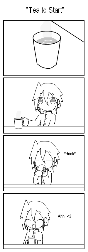 Yonkoma #1: Tea to Start