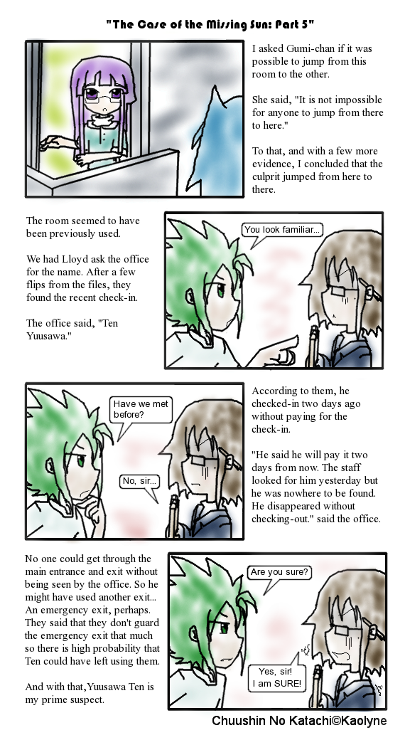 Yonkoma #27: "The Case of the Missing Sun: Part 5"