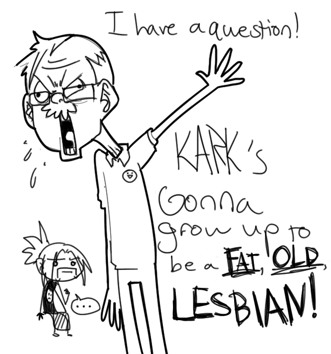 Fat old Lesbian