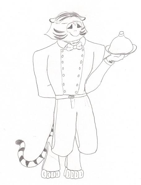 Tiger man servant