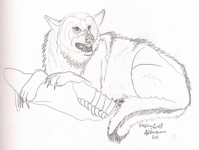 Feeding Wolf