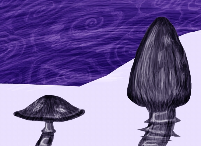 Inky Mushrooms