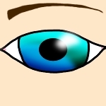 Sectoral Heterochromia green blue