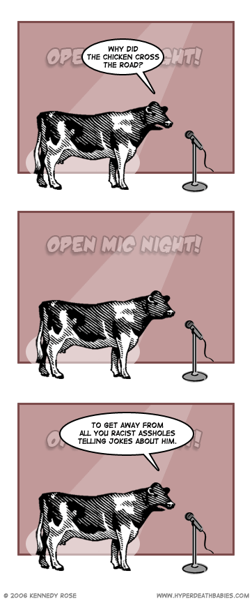 7 - Cow Comedy Corner