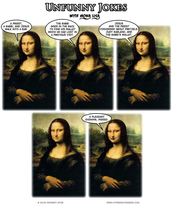 24 - Unfunny Jokes with Mona Lisa