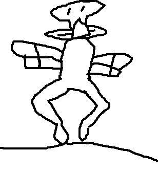 Squidward A LA fruit punch.