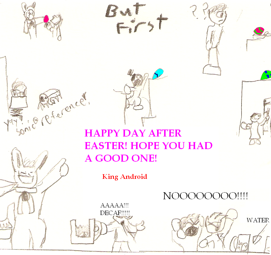 Yes, The day AFTER Easter comic