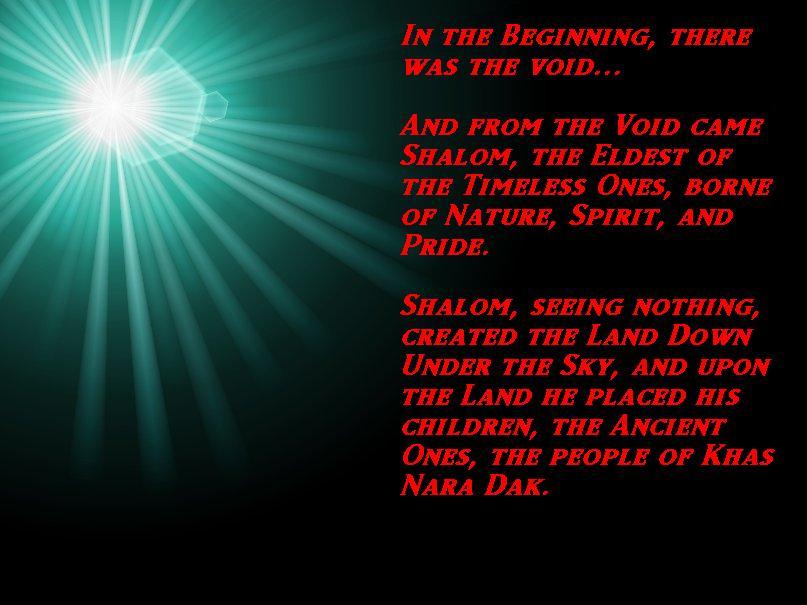 In the Beginning I