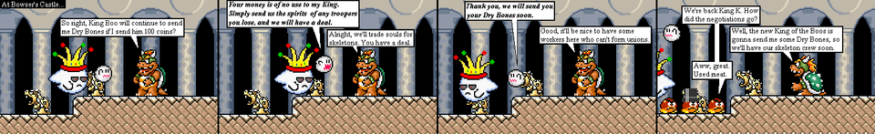 4. Bowser and King Boo.