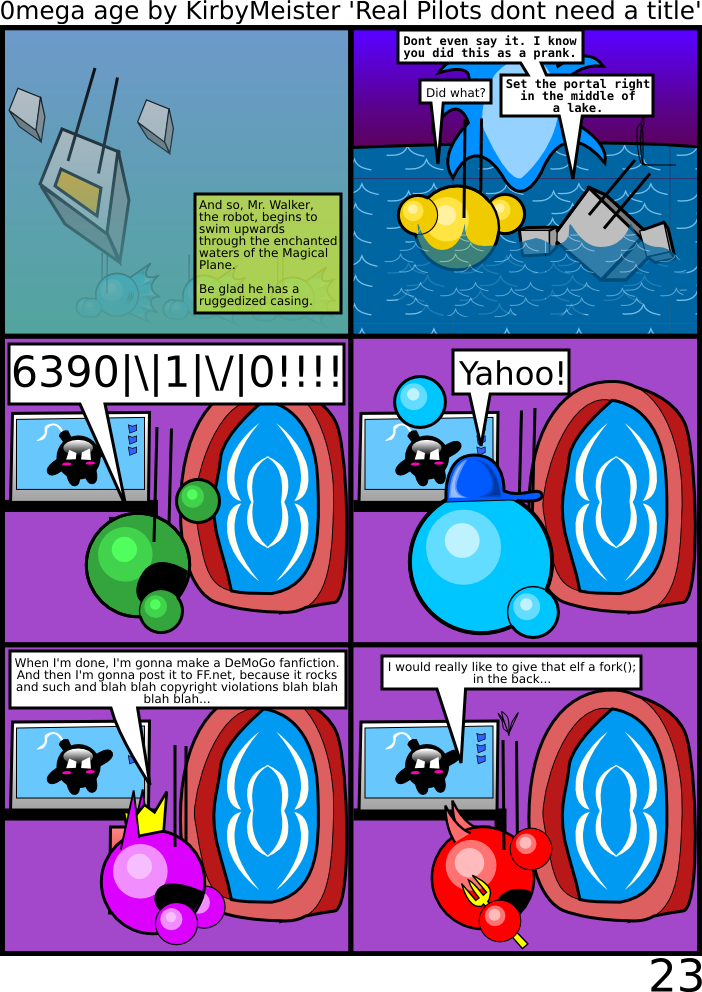 Page 1-23: Woohoo for bad water effects